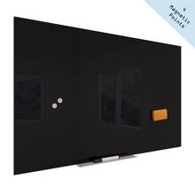 Tablica punktowo magnetyczna szklana czarna Black 60x90
