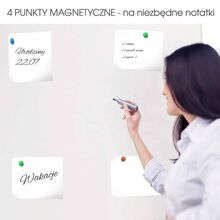 Tablica punktowo-magnetyczna szklana
