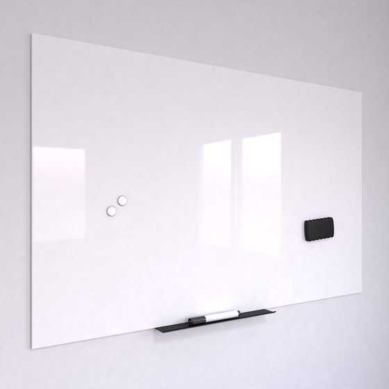 Tablica magnetyczna szklana 150x100 biała Premium White