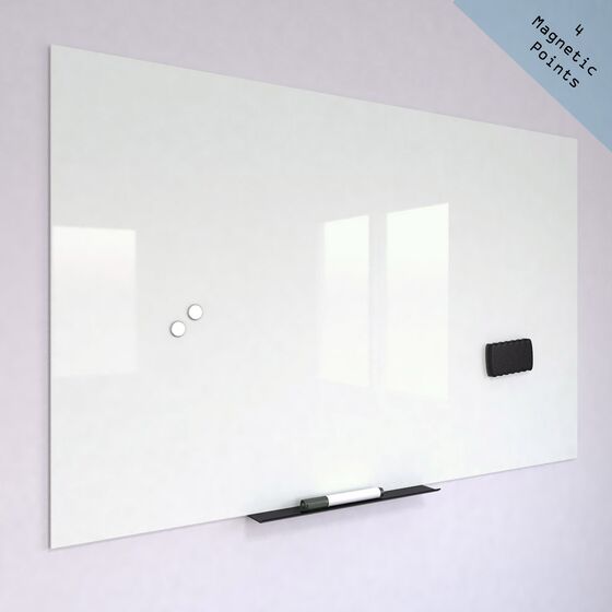 Tablica punktowo magnetyczna szklana Classic white 60x90
